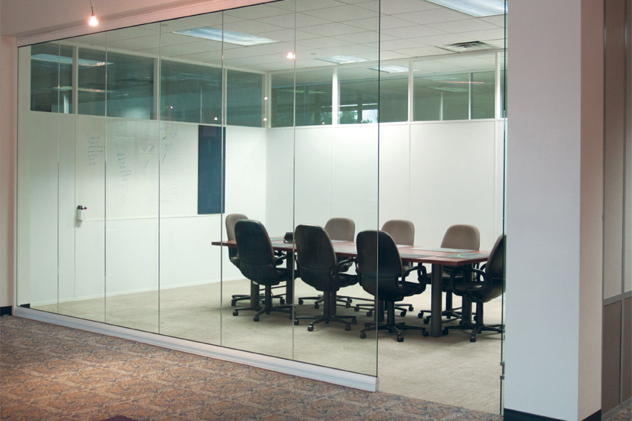 View-series-glass-conference-room-milk-white-framing-finish