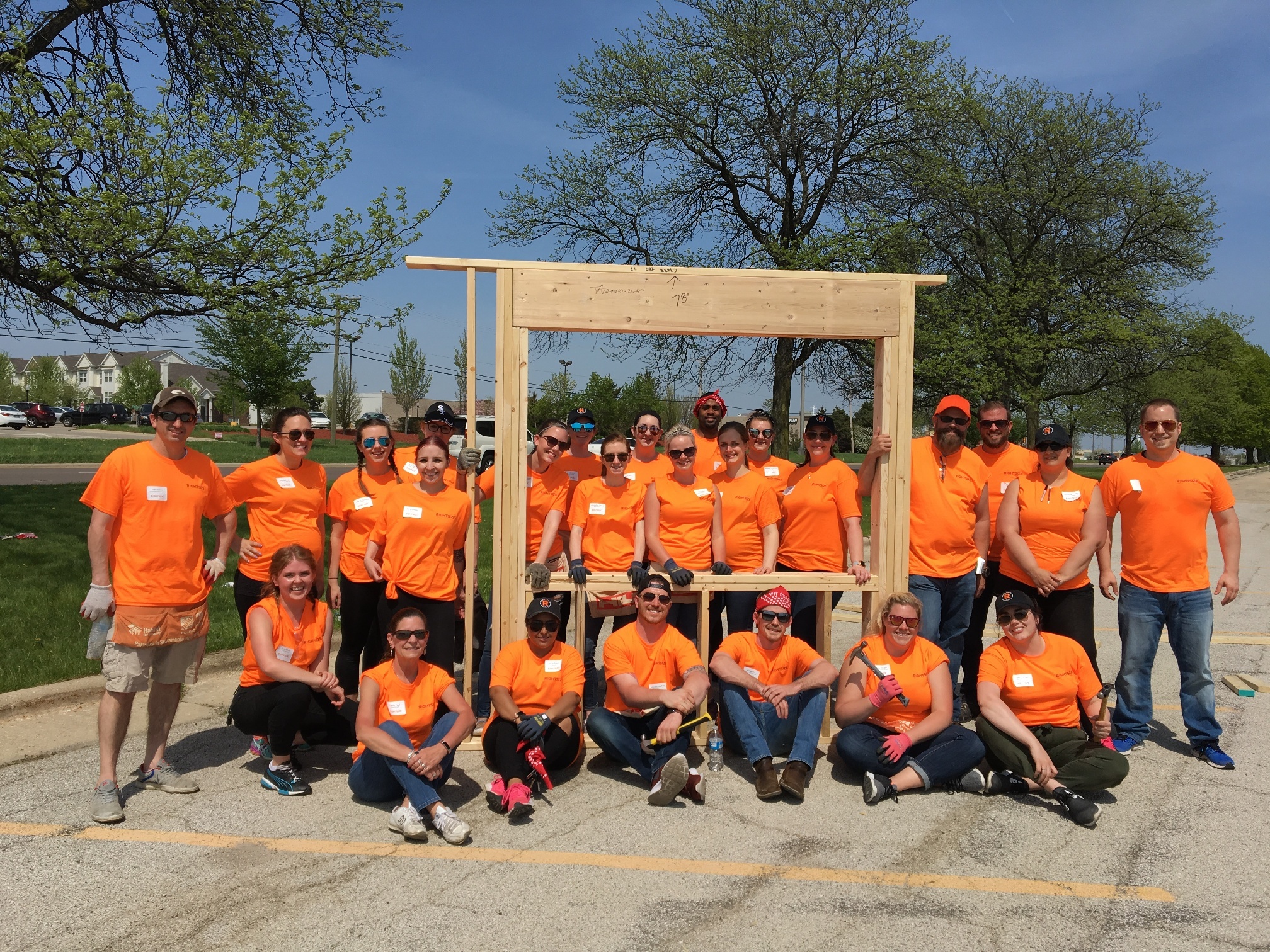 Rightsize Helps Build Habitat for Humanity Home