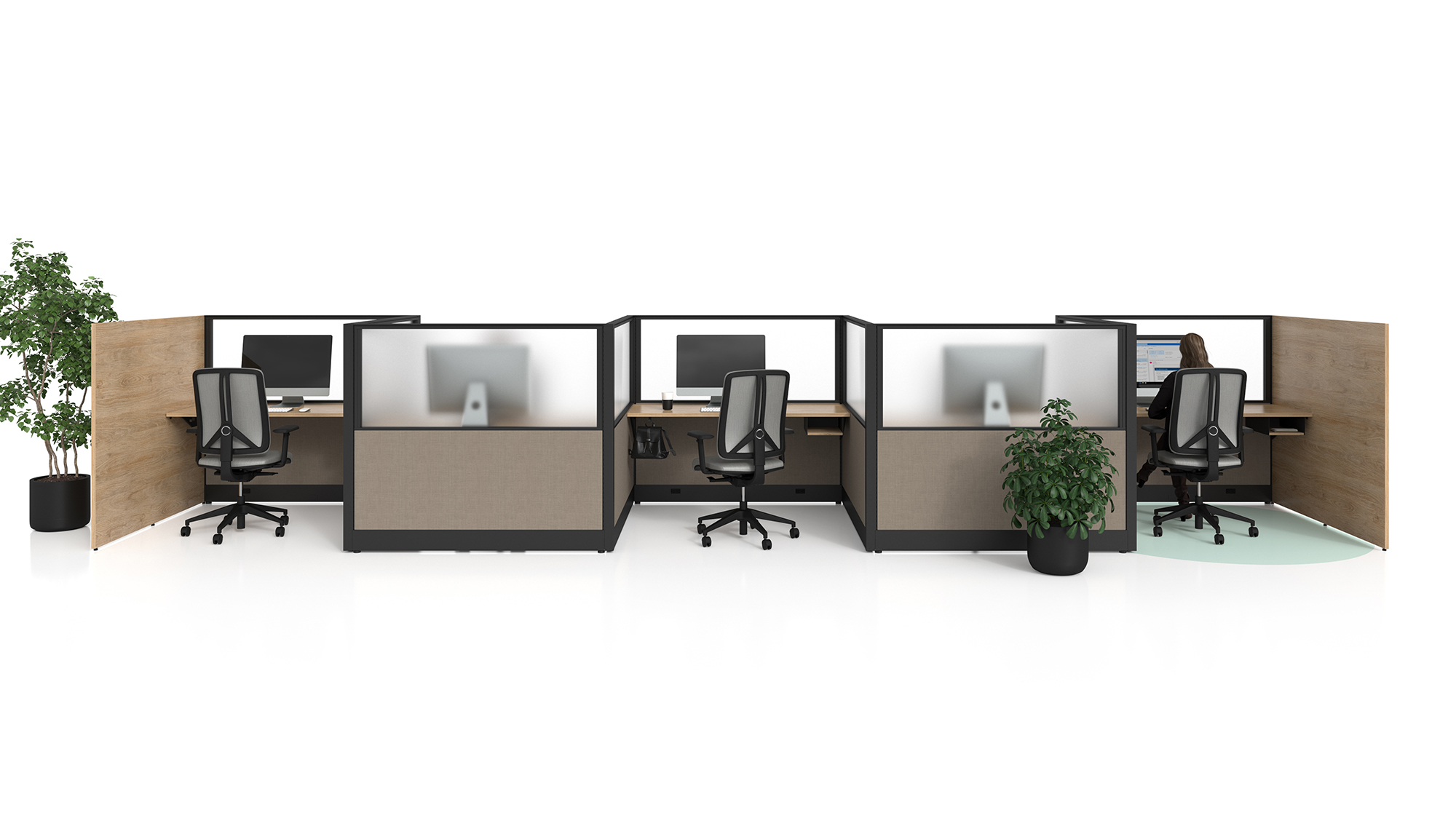 Office Cubicle Partition Panels | Rightsize Facility