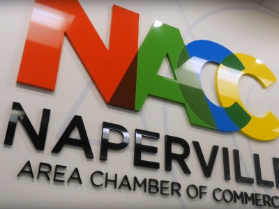 Naperville chamber wall logo