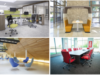 Office Furniture - 2019 Office Furniture Trends collage