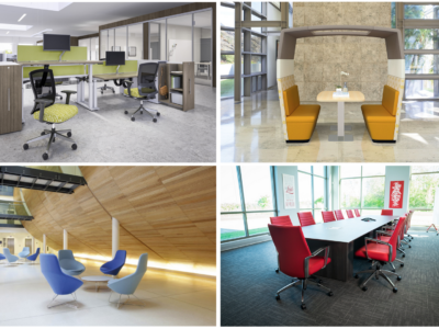 Office Furniture - 2019 Office Furniture Trends collage